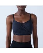 Sujetador negro con aros Adapt