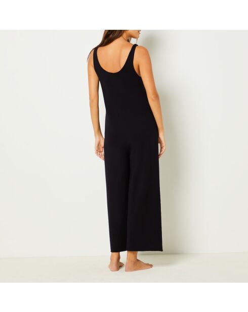 Schwarzer einteiliger Overall Dolane