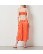 Fabbie orangefarbenes Kleid