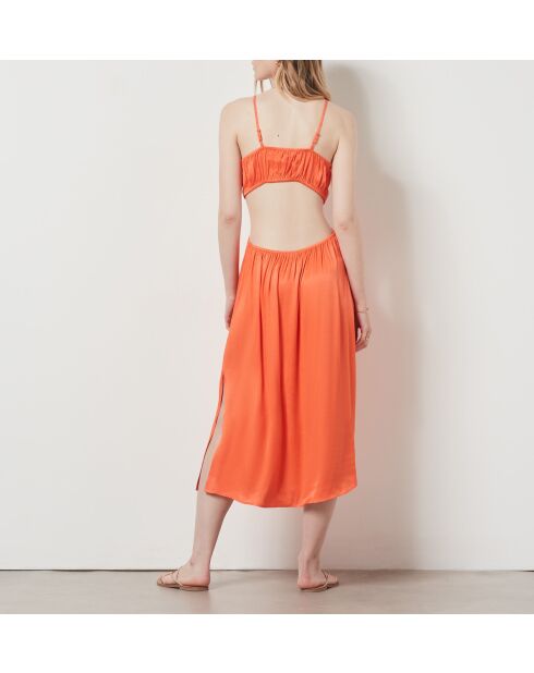 Fabbie orangefarbenes Kleid