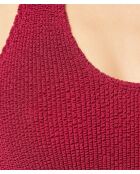 Soutien-gorge sans armature brassiere et sans coque Onesize by etam bordeaux grenat