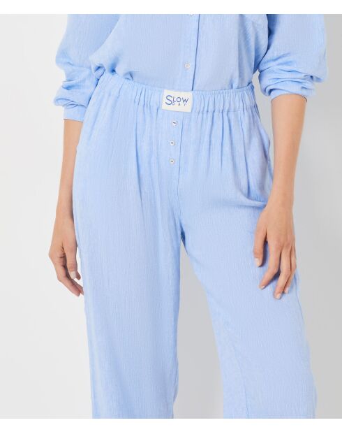 Hemelsblauwe broek Justine