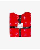 Vikacha roter zweiteiliger Pyjama