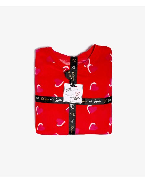 Vikacha roter zweiteiliger Pyjama