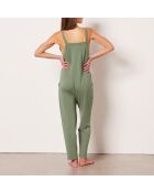 Thylanne kaki olijfkleurige jumpsuit uit één stuk