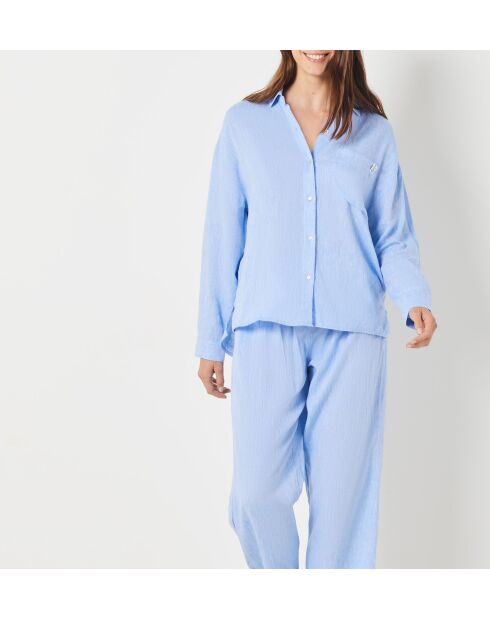 Hemelsblauwe broek Justine