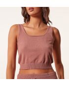 Chaya tanktop in terracotta