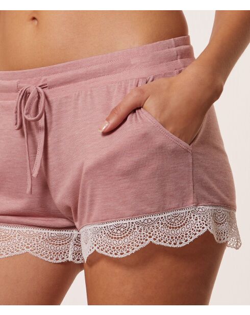 Terracotta korte broek voor warme dagen