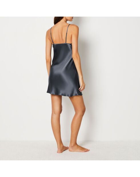 Nachthemd in milchigem Anthrazit