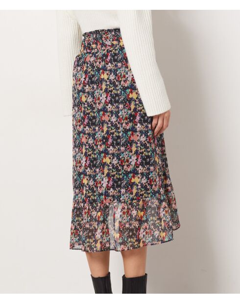 Falda Ralo estampada sobre fondo verde