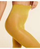 Bronskleurige semi-ondoorzichtige panty