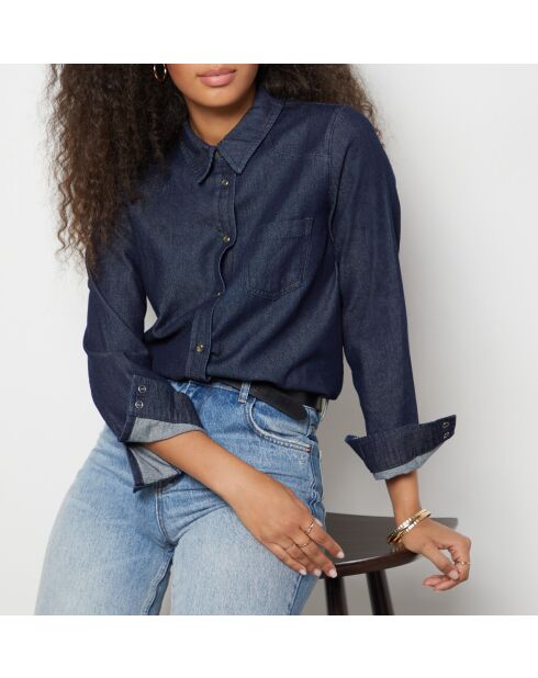 Blauwgroen hemd Daria