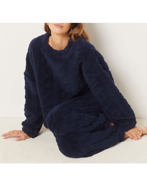 Sudadera azul marino Nalane