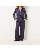 Camisa azul medianoche Mery