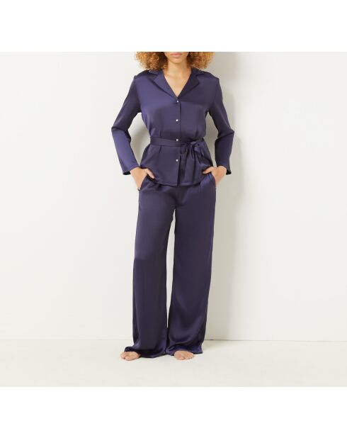 Camisa azul medianoche Mery