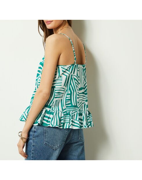 Camisola Gabbie con estampado esmeralda