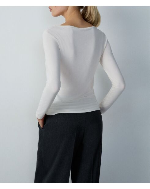 Warm Me Up ecrufarbenes T-Shirt