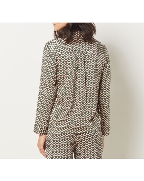 Roseanne Shirt mit Grenadinen-Print