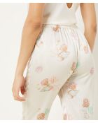 Pantaloni tailandesi stampati su sfondo bianco