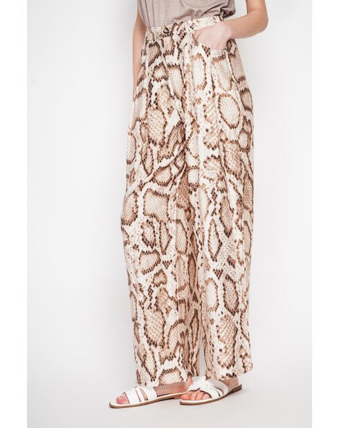 Pantalon en lin mélangé Aurore