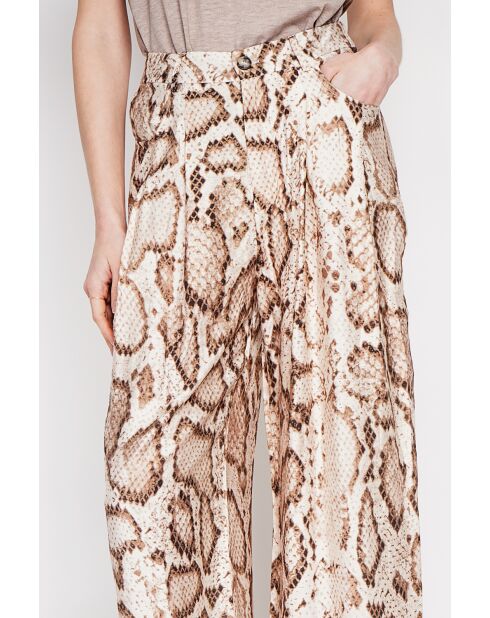 Pantalon en lin mélangé Aurore