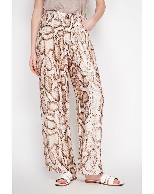 Pantalon en lin mélangé Aurore