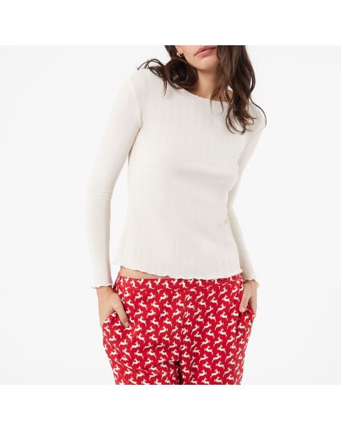 Emmet ecrufarbenes T-Shirt