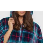 Marineblauwe poncho Jadden