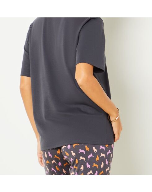 T-shirt Cenida Charcoal