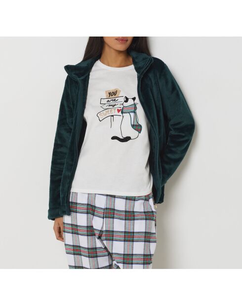 Pyjama trois pièces Ventura vert sapin