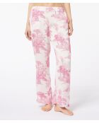 Inea roze broek met print