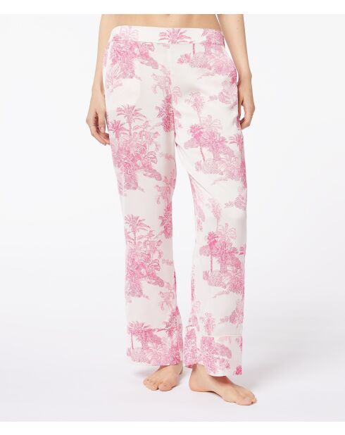 Inea roze broek met print