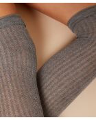 Calzini da gamba Pointelle Charcoal