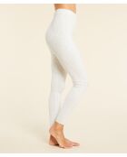 Legging Torsade blanc