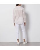 Wit geborduurd hemd Olaria