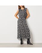 Maria-jurk gedrukt op zwarte achtergrond