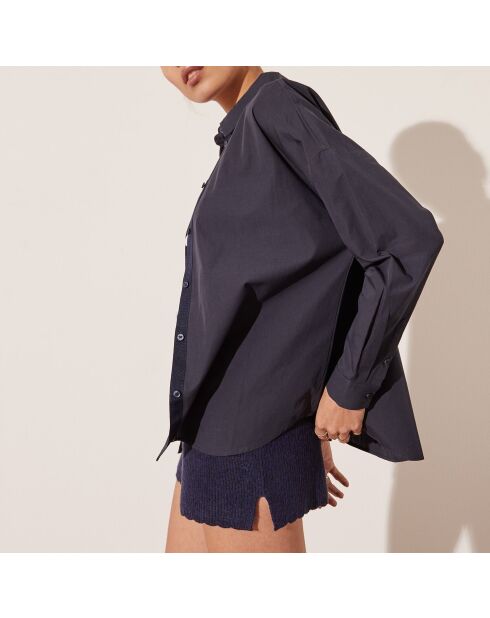 Marineblauw hemd Charlie