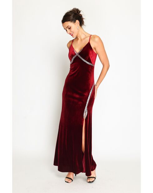 Robe Maura bordeaux
