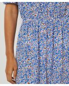 Lela jurk met veelkleurige print