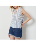 Mildy ray blauwe tanktop