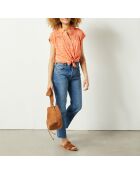 Camicia Costa con stampa terracotta