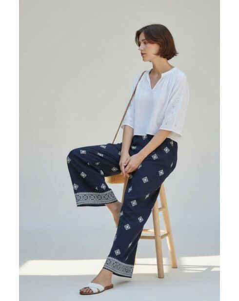 Pantalon Lorie marine