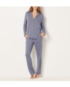 Vikentia marineblaues Hemd