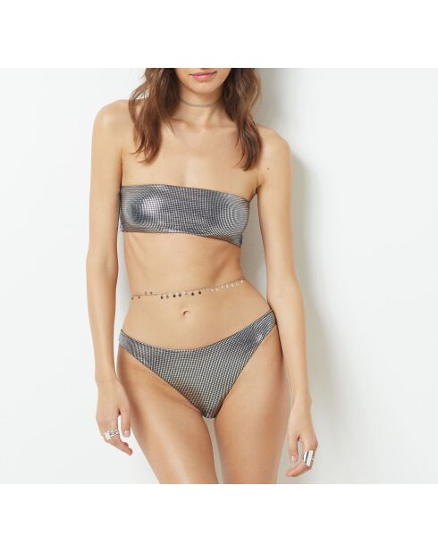 Furista beugelbeha met zilverkleurige strepen