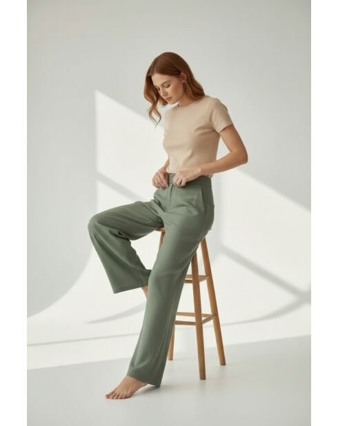 Pantalon Mary kaki clair