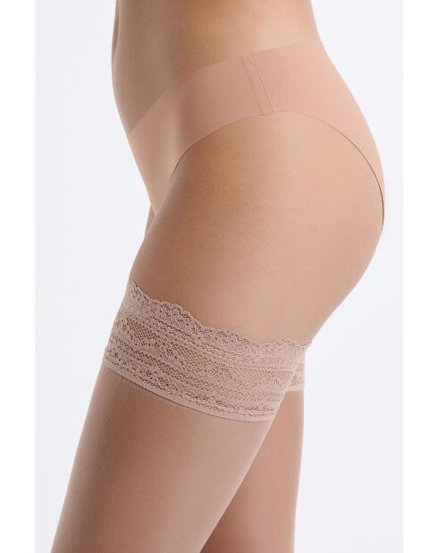 Collant 15D Satine sable