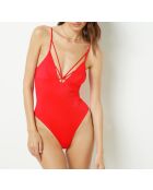 Fantaisy s23 rood badpak uit één stuk zonder beugel