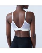 Sujetador blanco con aros Adapt