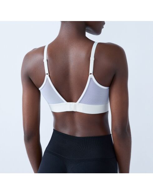 Sujetador blanco con aros Adapt