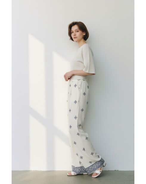 Pantalon Brie blanc